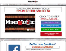Tablet Screenshot of mindmuzic.com